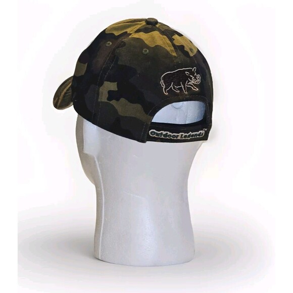 Outdoor Legends Cotton Camo Boar Hunting Cap/Hat Adjustable One Size Fits Most - Picture 3 of 5